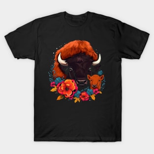 Bison Mothers Day T-Shirt